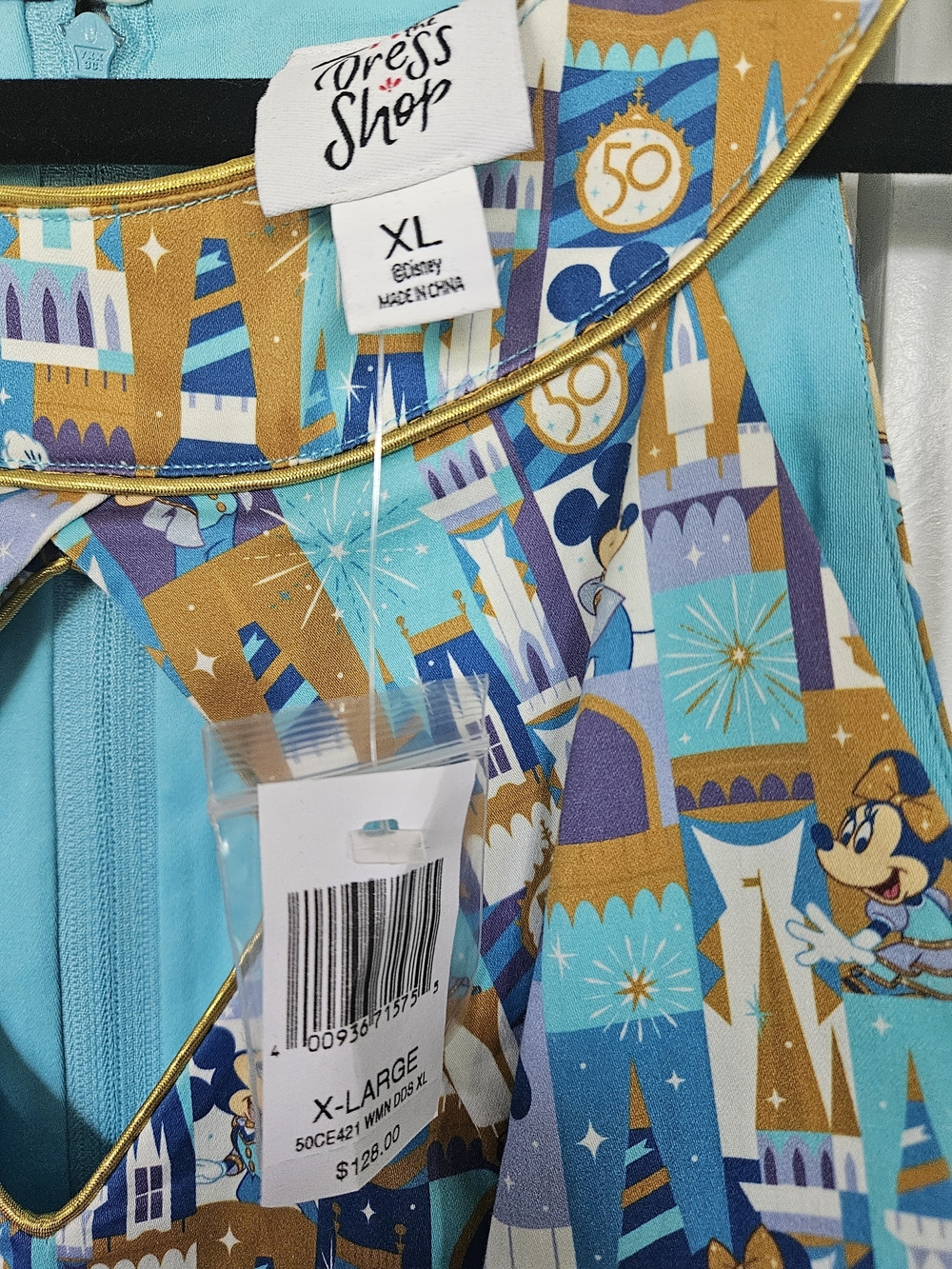 Disney Dress Shop Walt Disney World 50th Anniversary Celebration Dress XL - Picture 6 of 7
